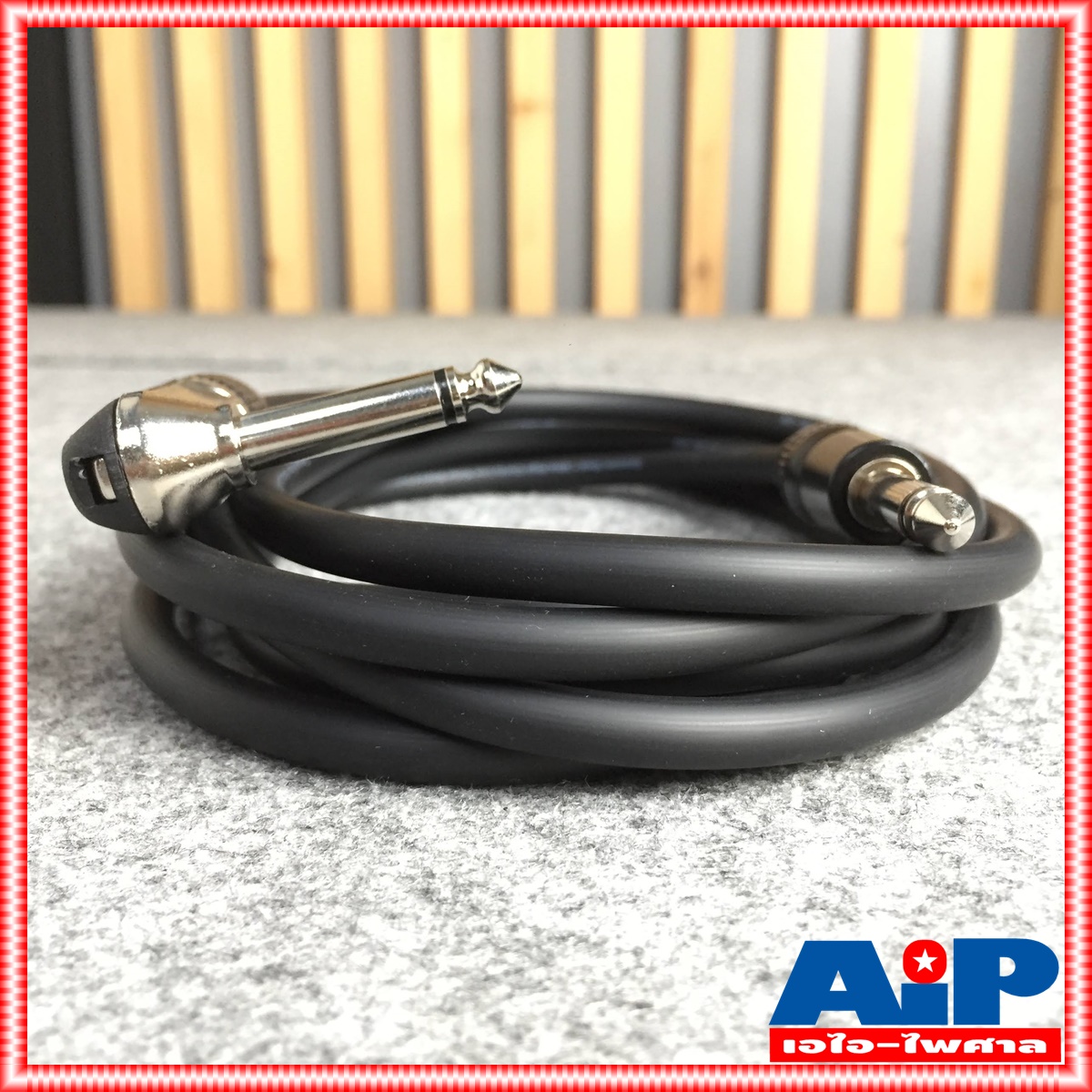 สายสัญญาณกีต้าร์ JSL079 หัวตรง+งอ 3เมตร DYNACOM สายชีลด์กีต้าร์ ROCK JSL079 เข้าหัว เข้าหัวโฟน PHONE MONO 1/4 อย่างดี