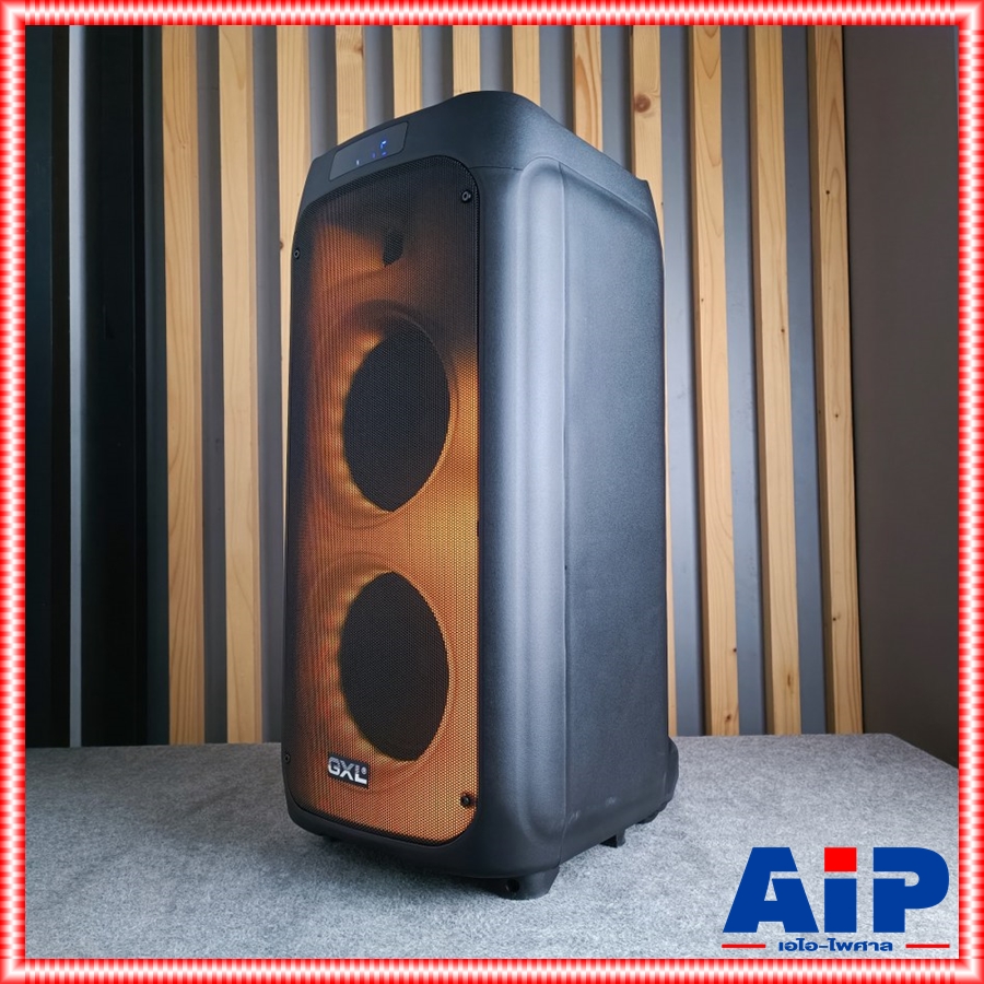GXL MS-6510P ตู้ลำโพง8นิ้วx2 + ไมค์ลอย ตู้ลำโพง เอนกประสงค์ มีแบตเตอรี่ในตัว ตู้ลำโพงคาราโอเกะ MS 6510 P MS6510P เอไอ-ไพศาล