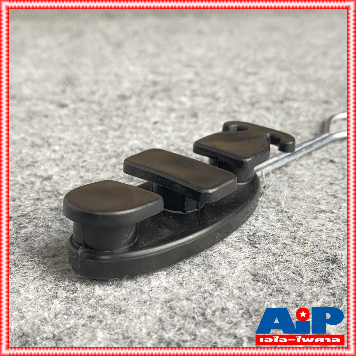 1อัน ตุ๊กตาจับสายดรอปวาย DROP WIRE CLAMP ตุ๊กตายึดสาย สีดำ ตัวยึดสาย แค้มดรอปวาย ตุ๊กตาดึง งาน เสียงตามสาย เอไอ-ไพศาล