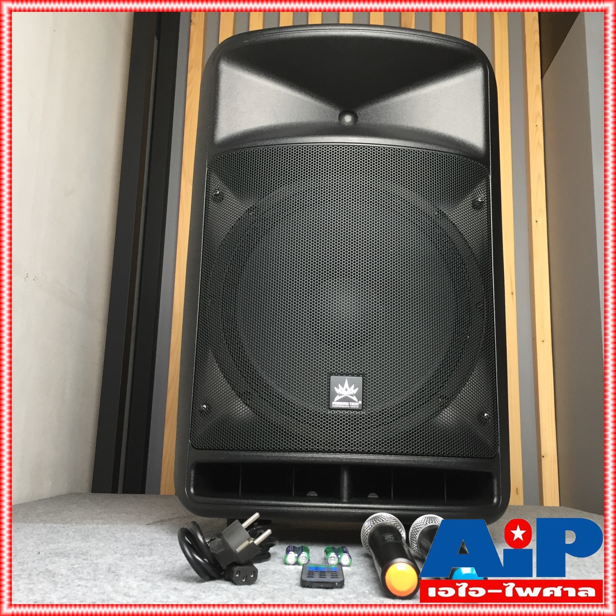 ลำโพงล้อลาก ไมค์ลอย UHF PROEUROTECH KF-15U ตู้ลำโพงอเนกประสงค์ ขนาด 15นิ้ว รองรับ USB,Bluetooth พร้อมไมค์โครโฟนไร้สาย คลื่นความถี่ UHF KF15U KF 15U PRO EUROTECH โปรยูโรเทค เอไอ-ไพศาล