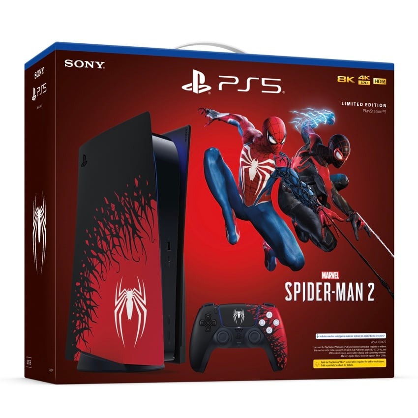Playstation 5 Console – Marvel’s Spider-Man 2 Limited Edition Bundle