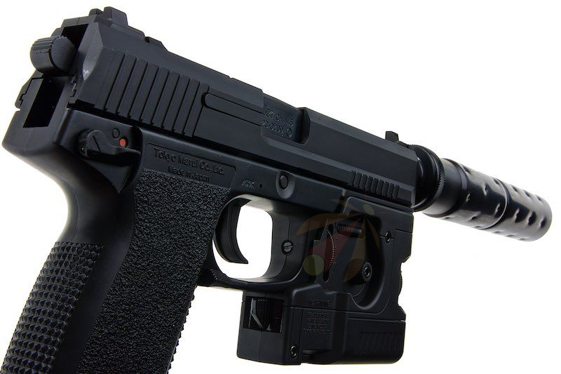 Tokyo Marui MK23 Airsoft SOCOM Fixed Slide Full Set Green Gas Pistol (TM-MK23SET01)