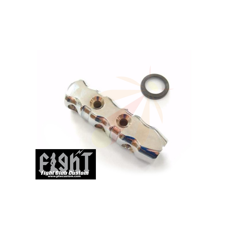 FIGHT CLUB CUSTOM - FCC - FLASH HIDER SILVER