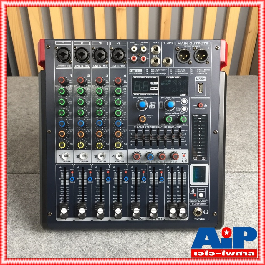 MICROTECH MT-P4 powermixer เพาเวอร์มิกเซอร์ 4 แชนแนล กำลังขับ 2x300W 4 Ohm เอฟเฟคแท้ MT P 4 MTP 4 MTP4 MICRO TECH ไมโครเทค เอไอ-ไพศาล