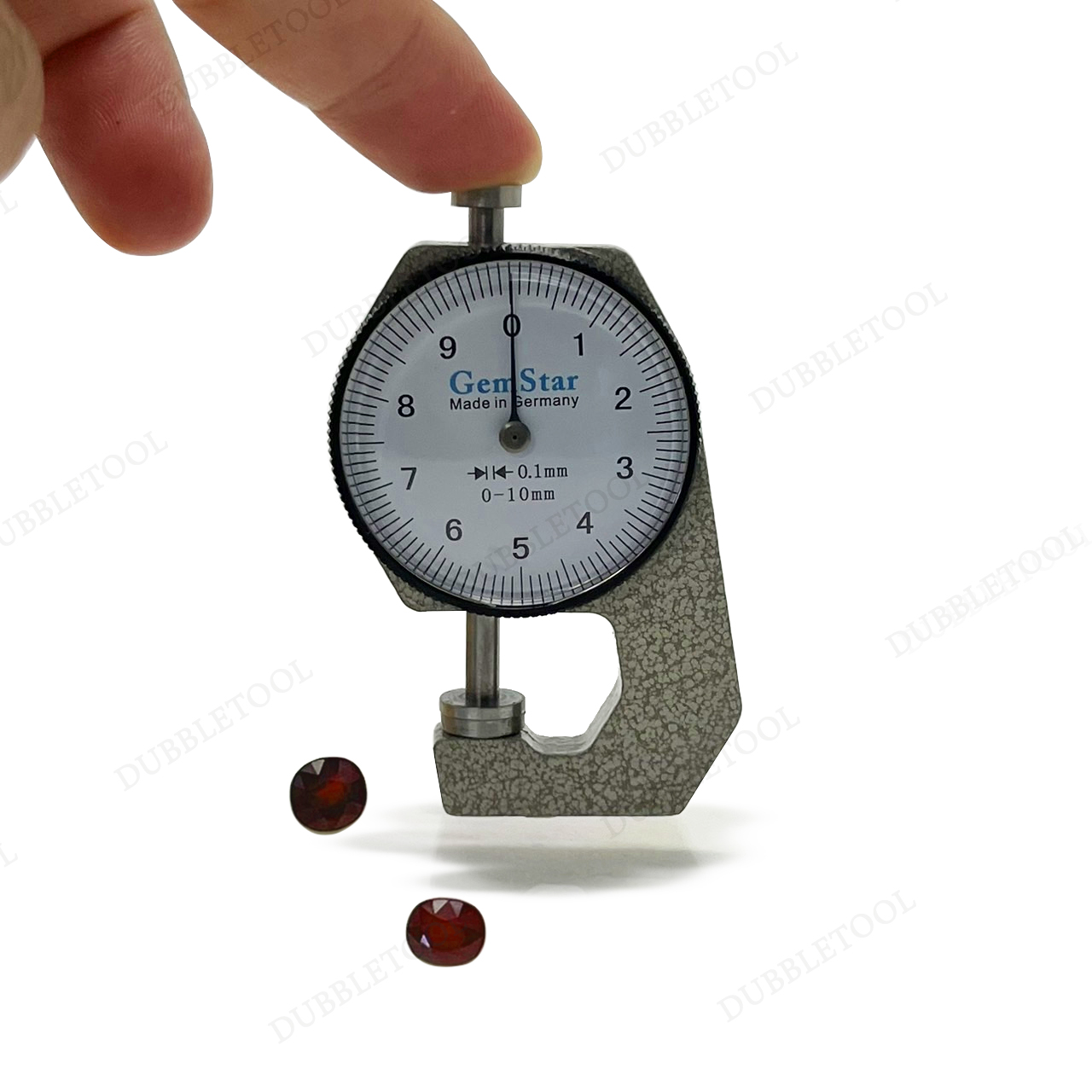 เวอร์เนียวัดพลอย นาฬิกาวัดมิล นาฬิกาวัดพลอย ขนาด 10 มิล (10MM) THICKNESS GAGE 0.1mm/0-10mm แบรนด์ GemStar 0.1mm / 0-10mm