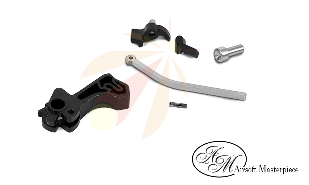 Airsoft Masterpiece CNC Steel Hammer & Sear Set for Marui Hi-CAPA (Infinity SV) (HP-TMHC-S3BK)