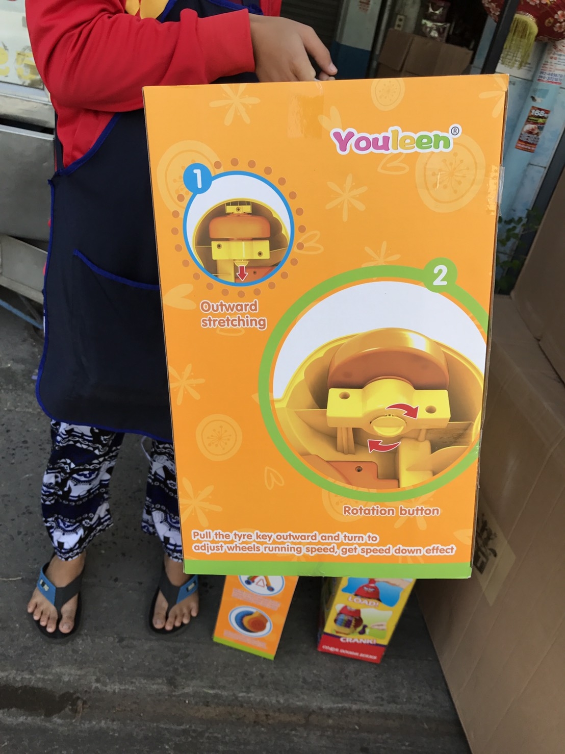 1301 ของเล่นรถหมาไถขาจับเดิน ขาไถหมา มีเสียงไฟ กล่องใหญ่มากๆ