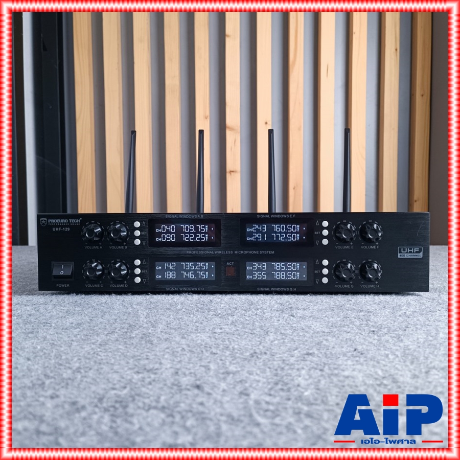PROEUROTECH UHF129 ไมค์ลอยตั้งโต๊ะ 8ตัว ก้านยาว60CM ไมค์ประชุม ชุดประชุมไร้สาย ไมค์ประชุมไร้สาย UHF 129 UHF-129 PRO EUROTECH เอไอ-ไพศาล
