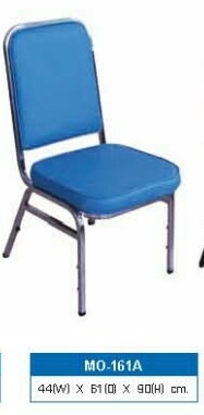 เก้าอี้จัดเลี้ยง, เก้าอี้ห้องสัมมนา หัวเหลี่ยม มีคาดเอ ยี่ห้อ elegant รุ่น 161A-T-AC