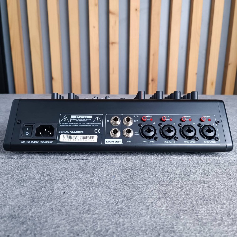 SOUNDVISION SMX-6 MIXER SMX 6 SMX6 มิกเซอร์อนาล็อก ช่องเสียบไมค์ 4 ช่อง เครื่องผสมสัญญาณ ซาวด์ วิชั่น เอไอ-ไพศาล+++