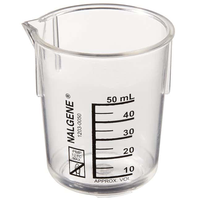 Nalgene™ PMP Griffin Low-Form Plastic Beakers, 50-2000 ml
