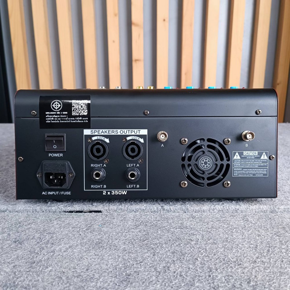 TADA SPIRIT-4 POWERMIXER พร้อม ไมค์ลอย2ตัว 350 watt EFX USB บลูทูส ธาดา มิกเซอร์อนาล็อก SPIRIT4 SPIRIT4 เอไอ-ไพศาล