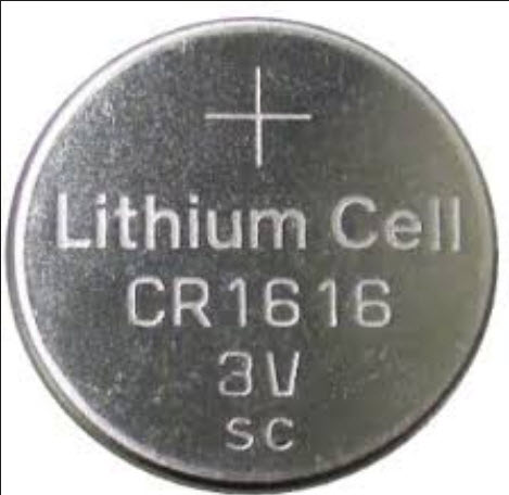 CR1616 3V Lithium Button Coin Battery for watches, toys,calculator etc