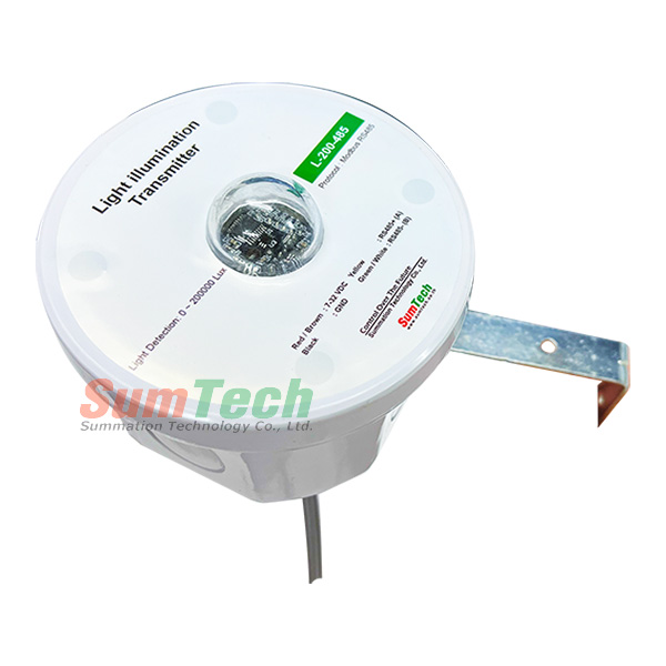 Light sensor transmitter RS485 output