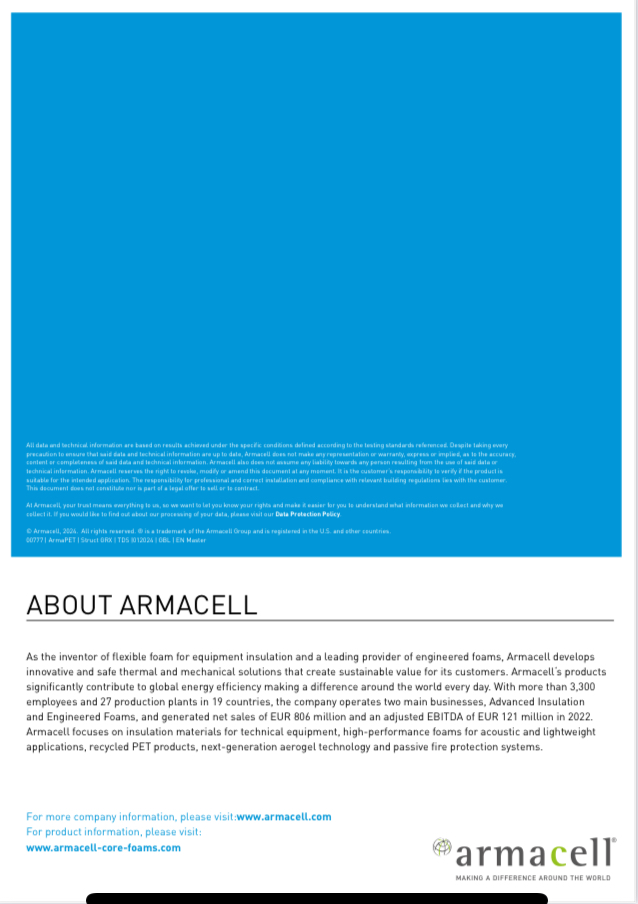 แผ่น Armacell PET Foam