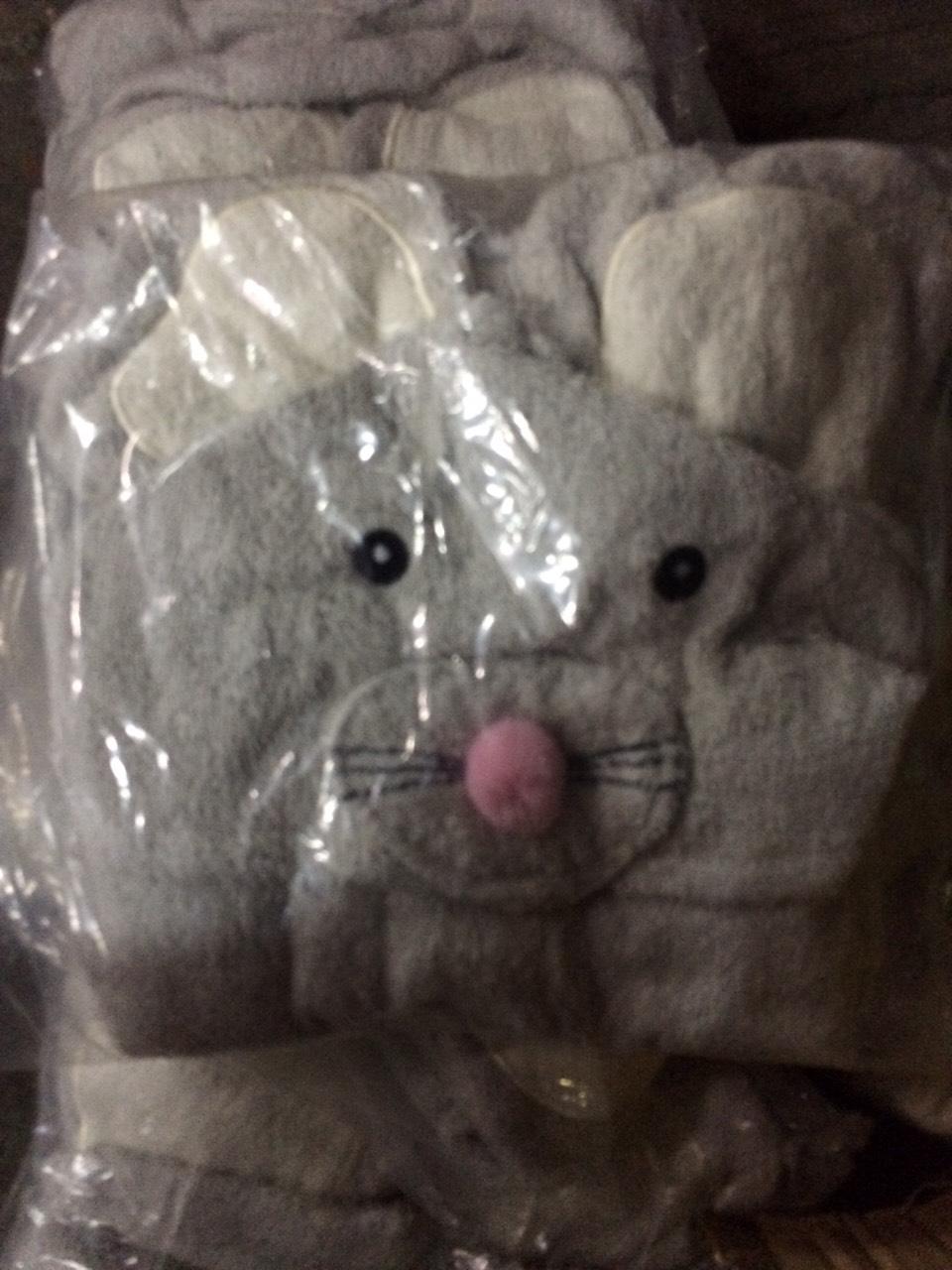 HCH10 ของใช้ผ้าเสื้อคลุมอาบน้ำเด็กลายหนู ตัวละ