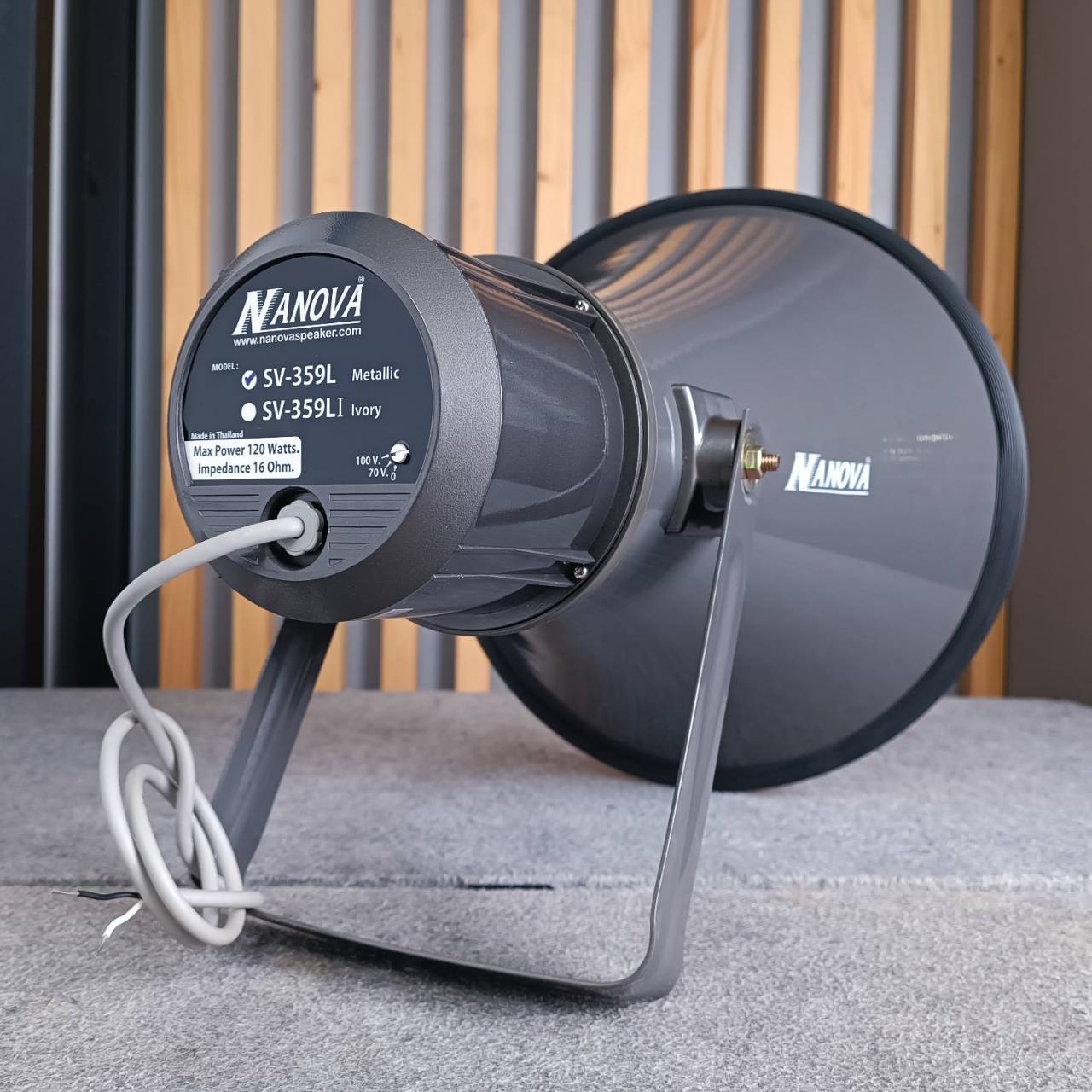 *ส่งกล่องละ1ปาก* NANOVA SV-359 L สีเทา ปากฮอร์น พร้อมยูนิต มี LINE ลำโพงฮอร์น ปากฮอร์น+ยูนิต รุ่น SV 359L SV359L เอไอ- ไพศาล