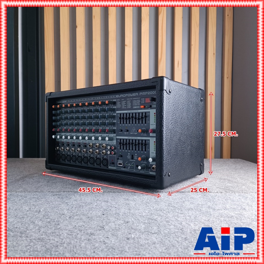 เพาเวอร์มิกซ์ BEHRINGER PMP2000D POWERMIXER PMP2000 PMP 2000 PMP-2000 POWER MIXER เพาเวอร์มิกเซอร์ +++