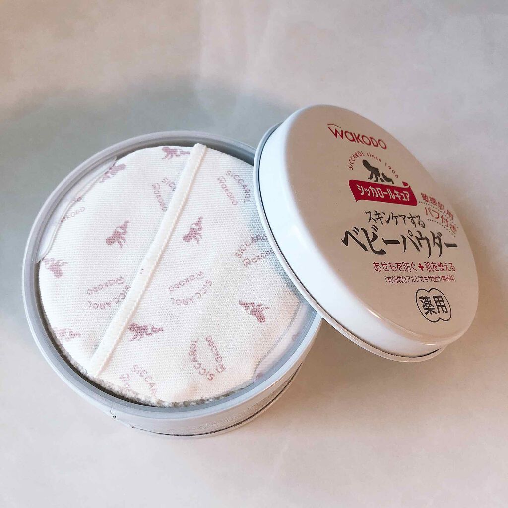 👼Wakodo Medicated Skin Care Shikarol Cure Medicated Baby Powder (For Sensitive Skin)