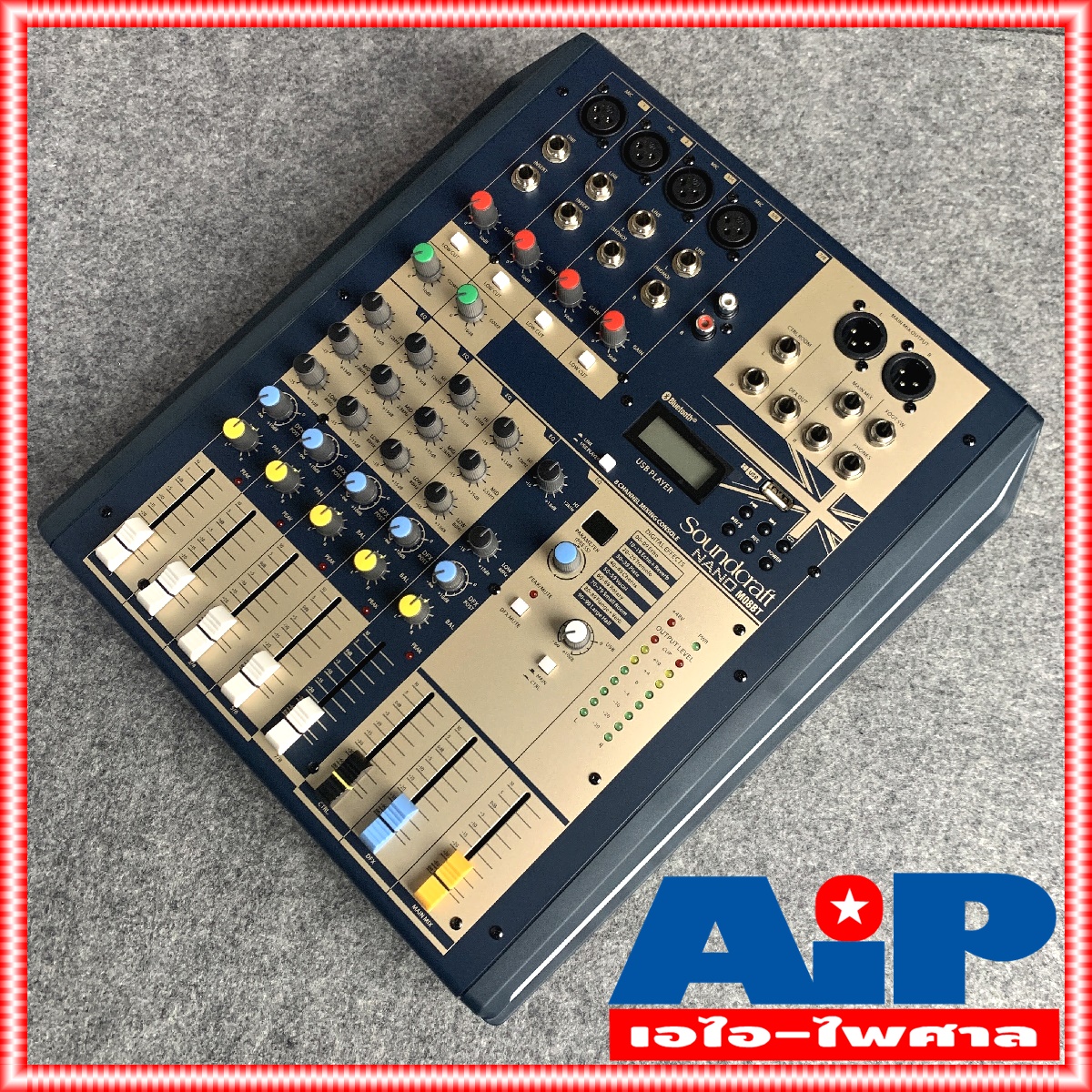 SOUNDCRAFT NANO M08BT MIXER มิกเซอร์อนาล็อก รองรับบลูทูธ และ USB นาโน M-08BT M 08BT เอไอไพศาล +++