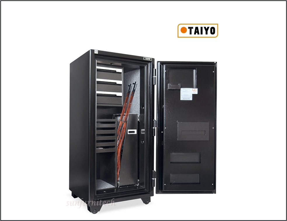 ตู้นิรภัยสำหรับเก็บปืน, ตู้เซฟเก็บปืน Taiyo น้ำหนัก 284 กก. 2 กุญแจ 1 รหัส รุ่น GS127-K2C