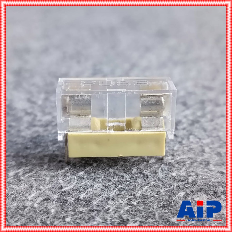 กะบะฟิวส์เล็ก1Pมีฝาปิด CQ-200CT กะบะฟิวส์แบบสั้น พร้อมฝาปิด ที่วางฟิวส์ขนาดเล็ก เอไอ-ไพศาล