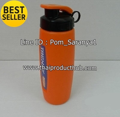กระบอกน้ำพลาสติก มีจุกปิด สีส้ม,ของพรีเมี่ยม, สินค้าพรีเมี่ยม, ของที่ระลึก, ของชำร่วย, ของขวัญปีใหม่
