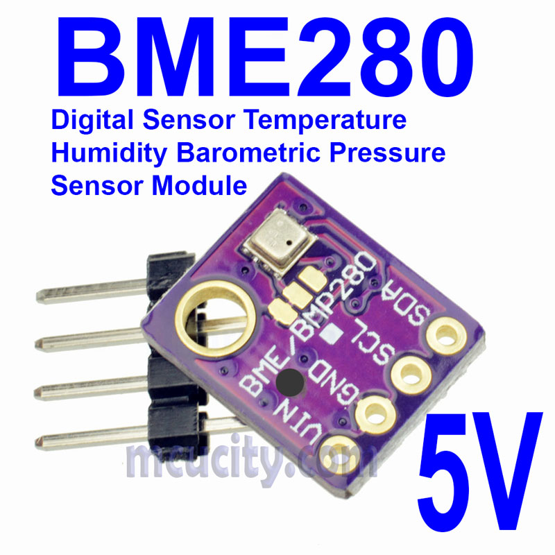 3 in 1 GY-BME280 (5V) อุณหภูมิ+ความชื่้น+ความดันบรรยากาศ (Temperature/Humidity/Barometric Pressure Sensor BME280 )