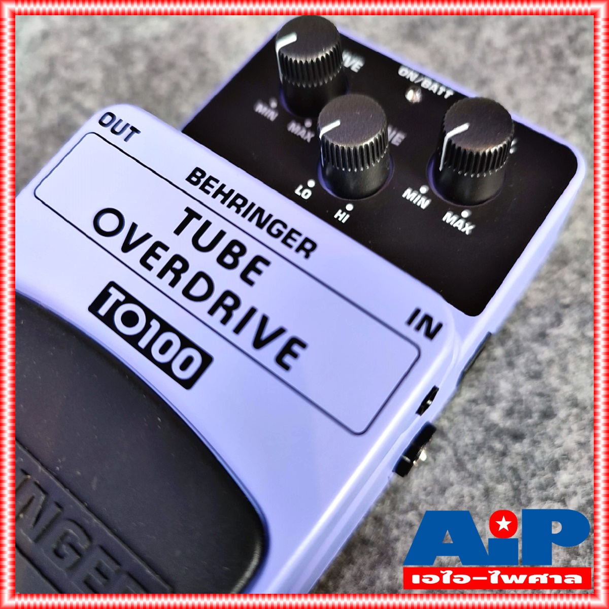 BEHRINGER TO100 เอฟเฟคกีต้าร์ ทำให้เสียงแตก Tube Overdrive TO-100 TO 100 effect guitar เอไอ-ไพศาล +++