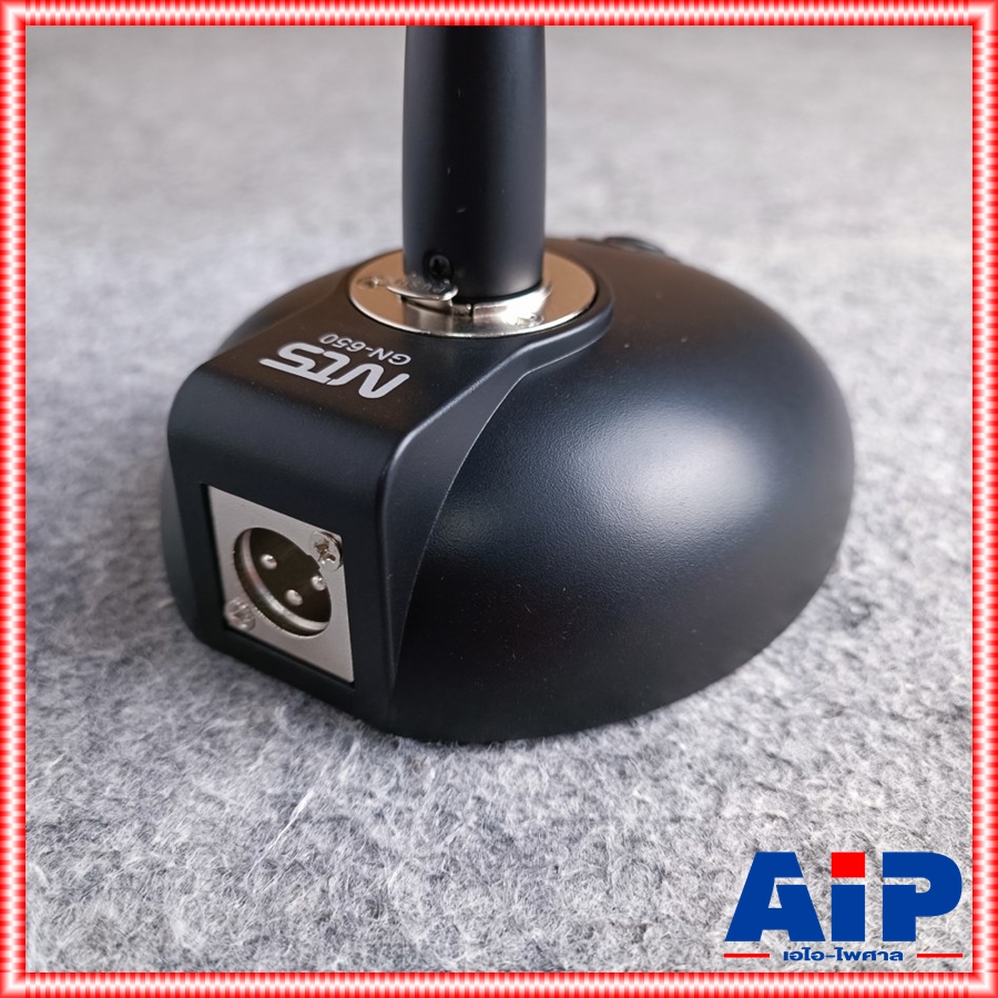 NTS GN-650 ไมค์ตั้งโต๊ะ ไมโครโฟนตั้งโต๊ะคออ่อน 65 ซม. พร้อมสายยาว 8 เมตร GN 650 GN650 เอไอ-ไพศาล