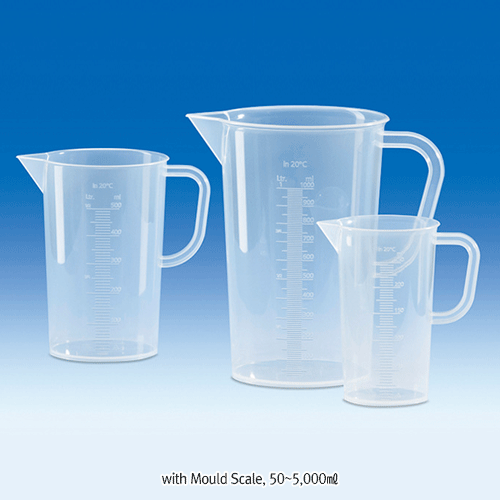 บีคเกอร์พร้อมหูจับ, Beaker with Handle, 250-5000 ml