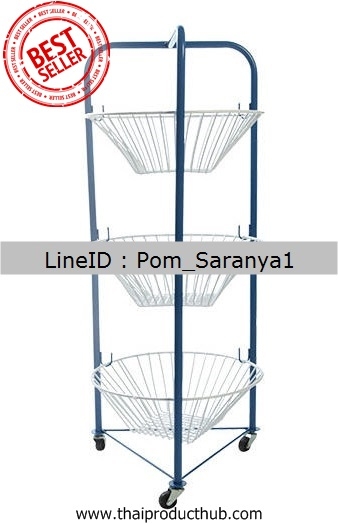 T80-010-CP-042_ชั้นวางของแบบมีล้อเลื่อน,ชั้นวางของ3ชั้น, ของใช้ในครัว, ของพรีเมี่ยม, ของที่ระลึก,