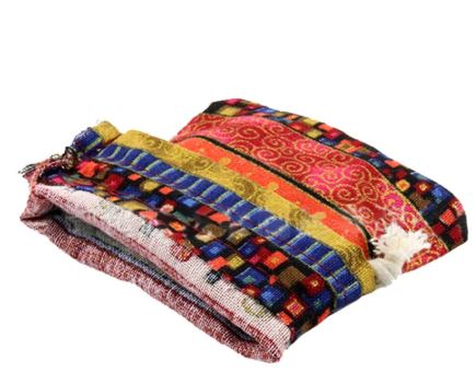 ถุงผ้ากระสอบ ถุงผ้าดิบ ขนาด 10x14 cm ถุงผ้ากระสอบ พิมพ์ลาย แบบไทย ๆ ถุงผ้าใส่ของชำร่วย ของที่ระลึก 574498