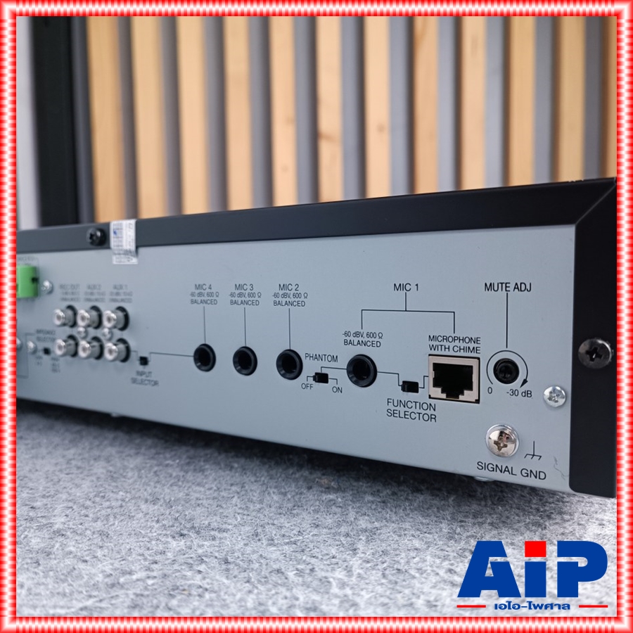 TOA A-3212DMZ แอมป์120W+แยกโซน พร้อมเครื่องเล่น MP3 เลือกได้ 5 โซน มีขนาด 2 U ภาคขยายแบบสวิทชิ่ง น้ำหนักเบา A 3212 DMZ A3212DMZ เอไอ-ไพศาล