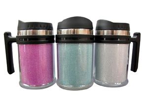 แก้วสเตนเลสเก็บอุณหภูมิ สีคริสตัล สกรีนโลโก้ได้