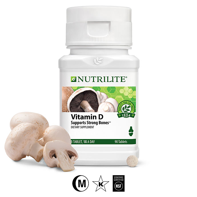 Nutrilite Vitamin D บรรจุ 90 tablets มีช่วยให้การดูดซึมแคลเซียมเข้าสู่ร่างกายได้ดียิ่งขึ้น