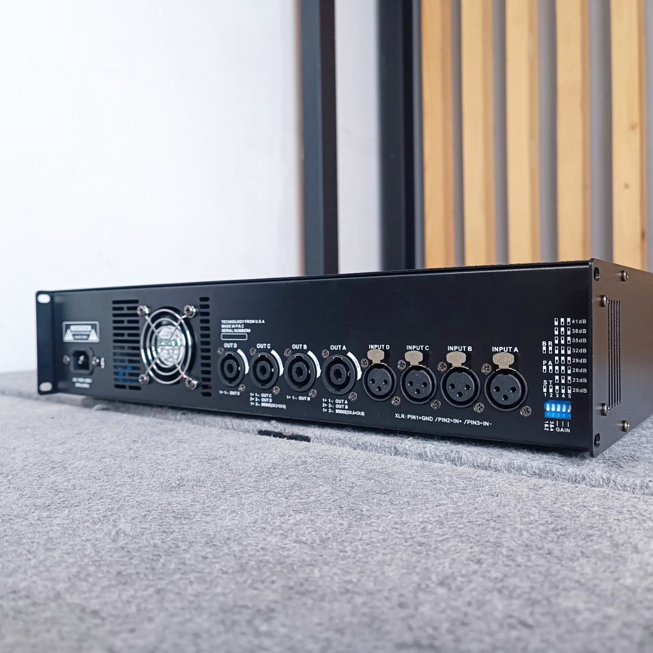 NTS MG-8004 poweramp พาวเวอร์แอมป์ 4แชนแนล สวิตซ์ชิ่ง กำลังขับสูงสุด 1200วัตต์ x 2 ที่ 4 โอห์ม คลาส D ขนาด 2U MG8004 MG 8004 เอไอ-ไพศาล