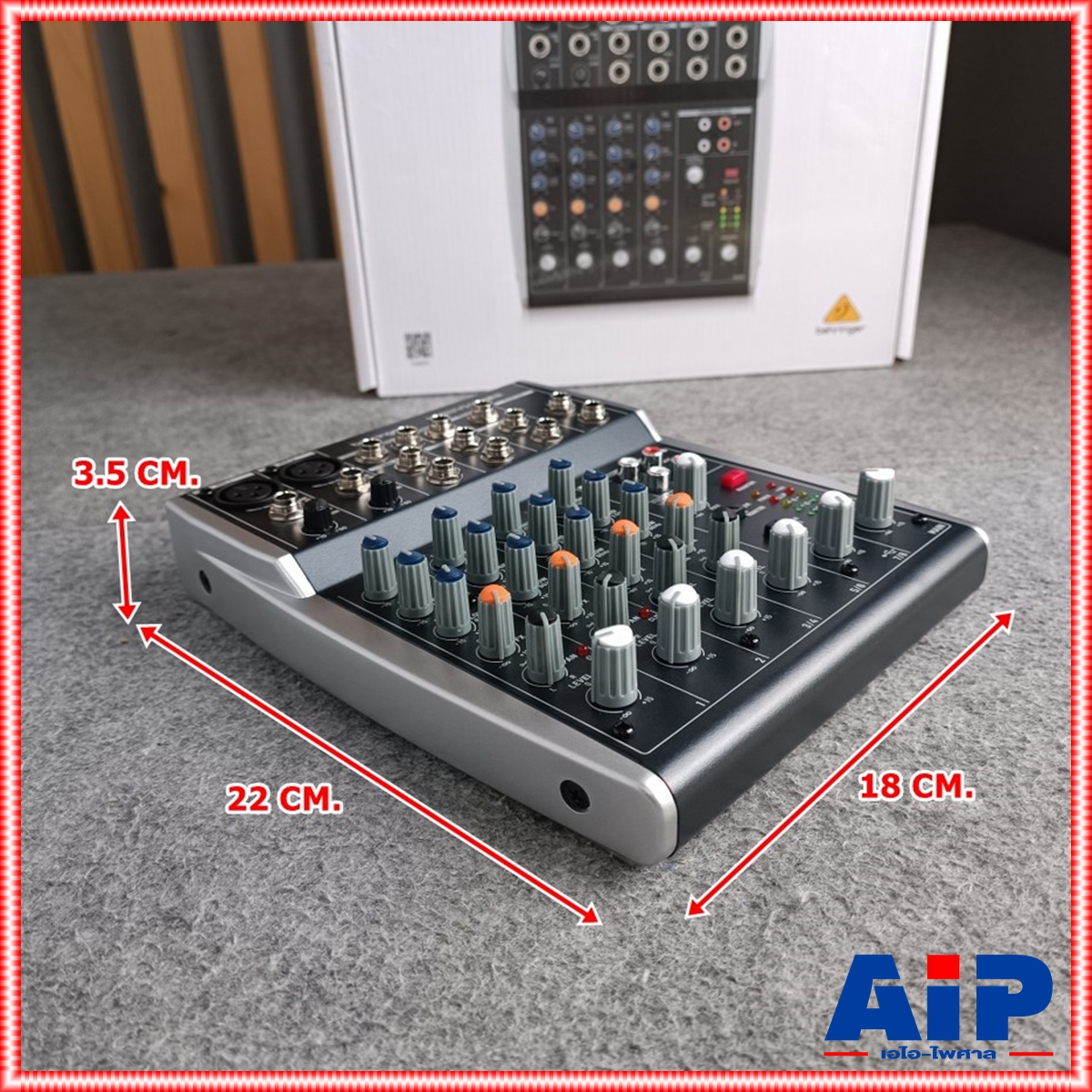 BEHRINGER XENYX-802S mixer มิกเซอร์ขนาดเล็กสำหรับไลฟ์และสตรีมมิ่ง มิกเซอร์อนาล็อก 8 อินพุตพร้อมอินเตอร์เฟส USB สตรีมมิ่ง +++ เอไอ-ไพศาล