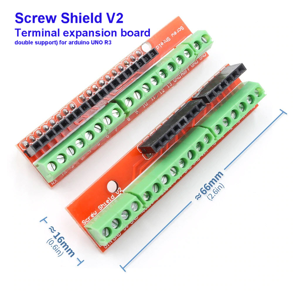 Screw Shield V2 Terminal expansion board (double support) for arduino UNO R3