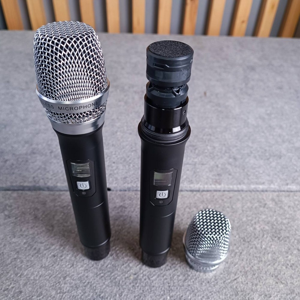 TADA X-300 ไมค์ลอยคู่ ไมค์ลอยมือถือคู่UHF มีกระเป๋า ไมค์ลอย ไมค์คาราโอเกะ WIRELESS MICROPHONE ธาดา TA DA X 300 TA-DA X300 เอไอ-ไพศาล