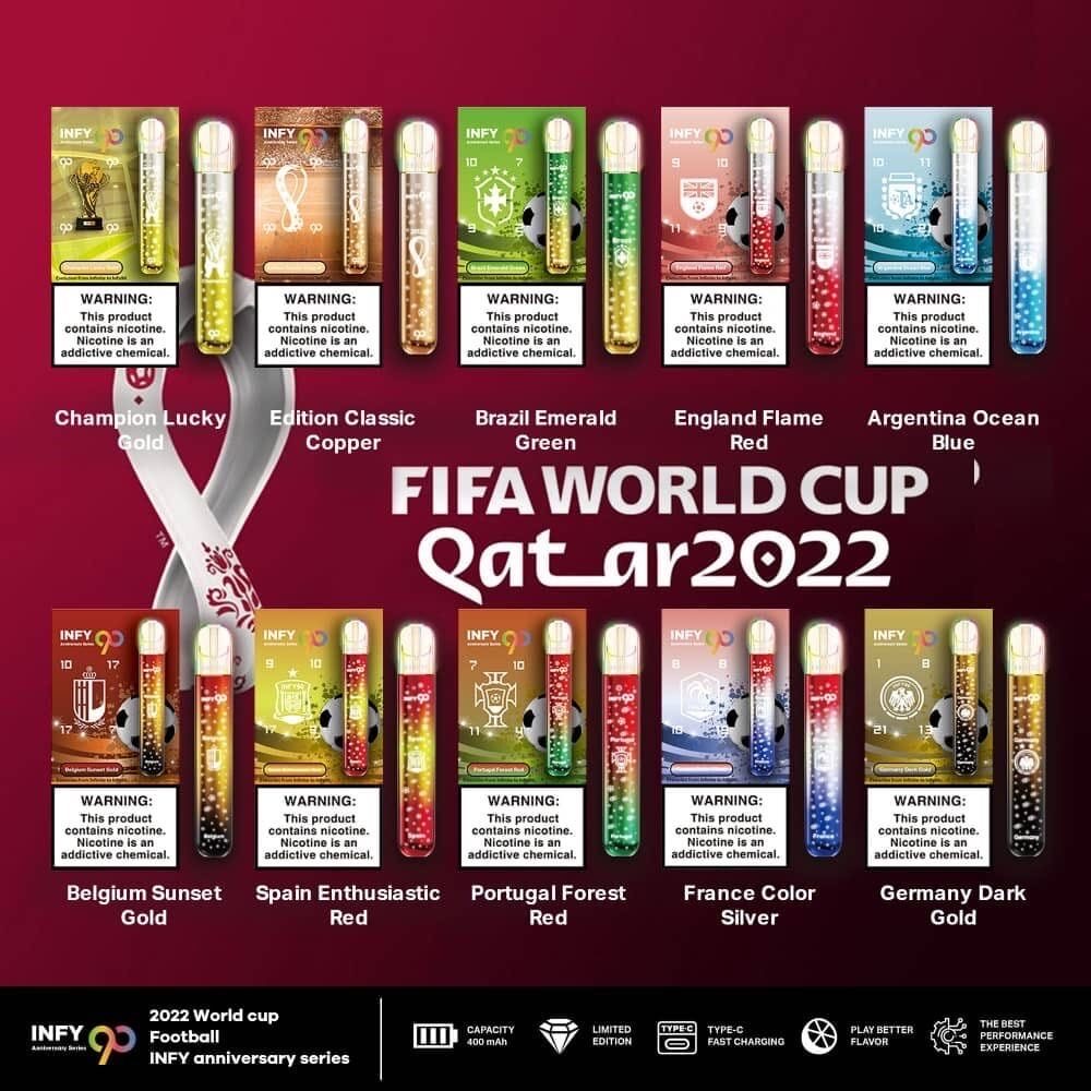 📌โปรโมชั่น Infy90 World Cup Qatar2022 Limited เครื่องเปล่าพร้อมสายชาร์จ 400mAh