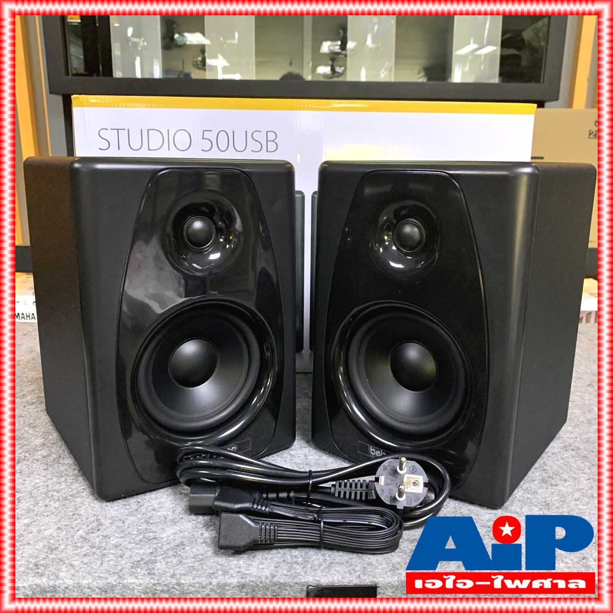 BEHRINGER STUDIO50USB ตู้ลำโพงมอนิเตอร์ ตู้ลำโพง ตู้มอนิเตอร์ STUDIO 50 USB ลำโพงมอนิเตอร์ Personal Monitor System Studio Monitor +++