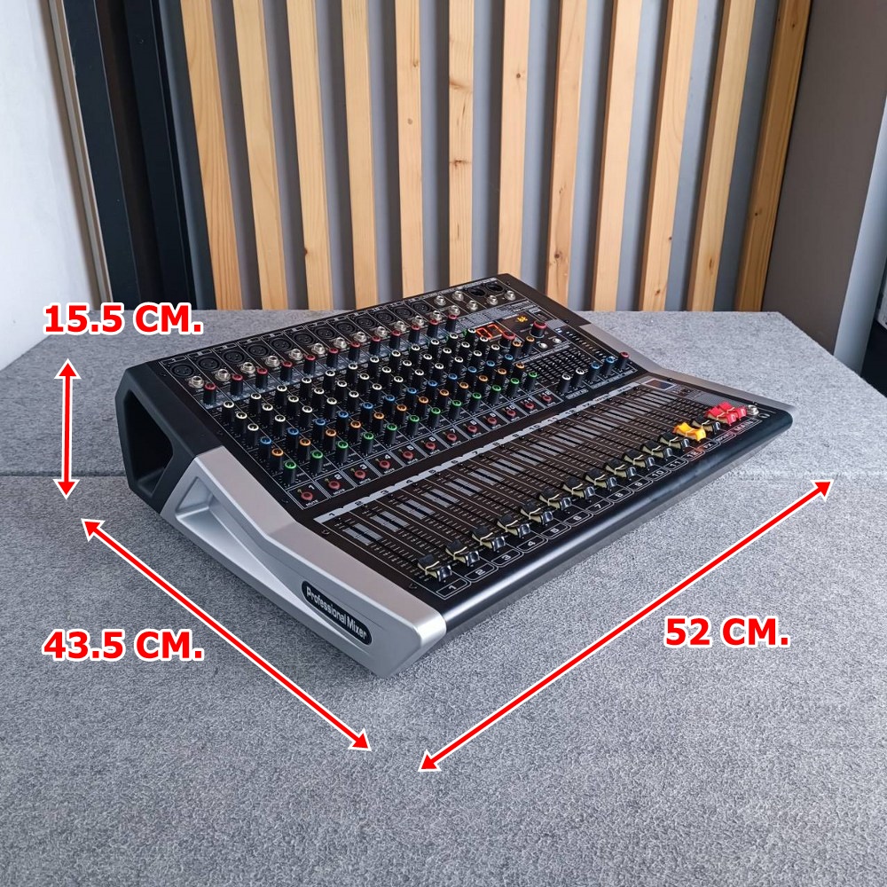 PROEUROTECH PMX-12500FX POWERMIXER+บูลทูส โปรยูโรเทค PROEURO TECH PMX 12500FX PMX12500FX เอไอ-ไพศาล