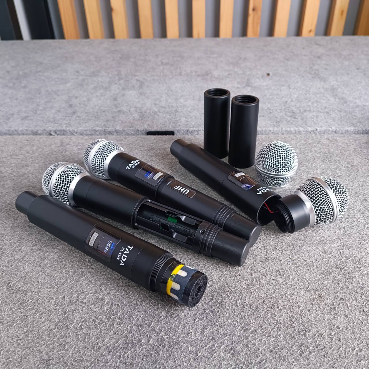 TADA SLXD8 ไมค์ลอย 4ด้าม ไมค์ลอยคู่ ไมค์ลอยไร้สายเสียงดี ไมค์ลอย ไมค์คาราโอเกะ WIRELESS MICROPHONE ta da SLXD-8 ธาดา SLXD 8 เอไอ-ไพศาล