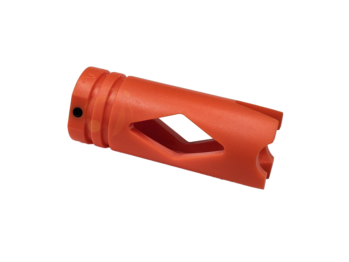 AIP Orange Plastic Flash Hider for 14mm. Barrel Thread