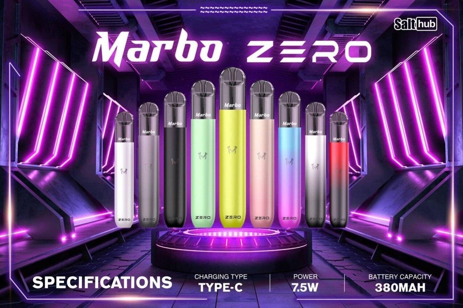 Marbo Zero Device by Salt hub เครื่องเปล่าพร้อมสายชาร์จ 380mAh 7.5w