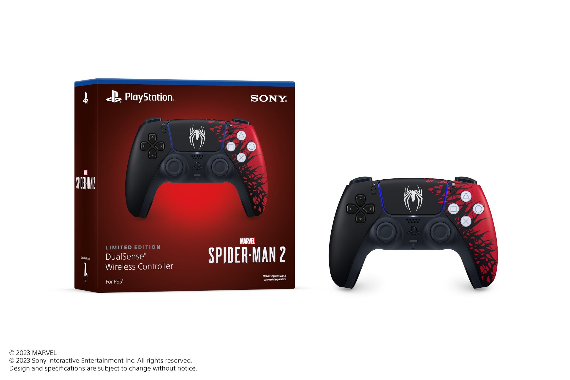 DualSense® Wireless Controller – Marvel’s Spider-Man 2 Limited Edition