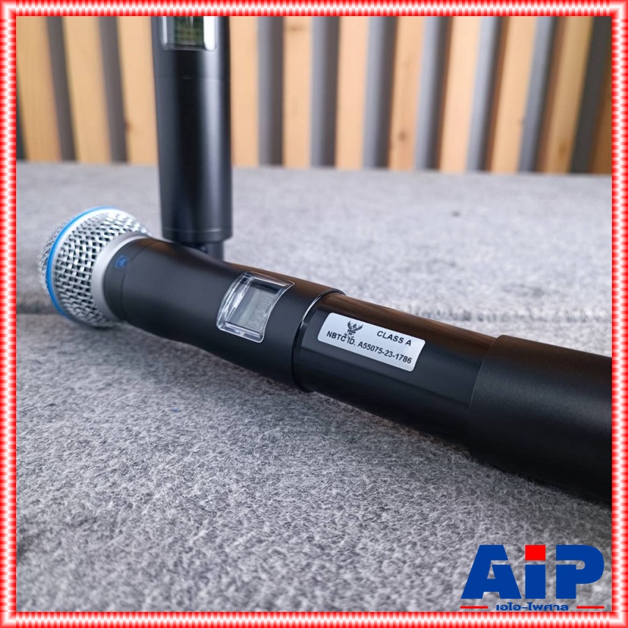 PROEUROTECH Q-5 ไมค์ลอย UHF รุ่นใหม่ ปรับความถี่ได้ ความถี่ใหม่ เครื่องรับเล็ก มีกระเป๋า โปรยูโรเทค Q 5 Q5 เอไอ-ไพศาล