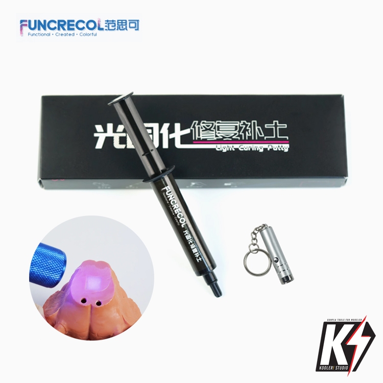 Funcrecol ครีม UV ซ่อม อุด เรซิ่น #กาวUV #สำหรับติดกันพลา กันดั้ม Gundam พลาสติกโมเดลต่างๆ