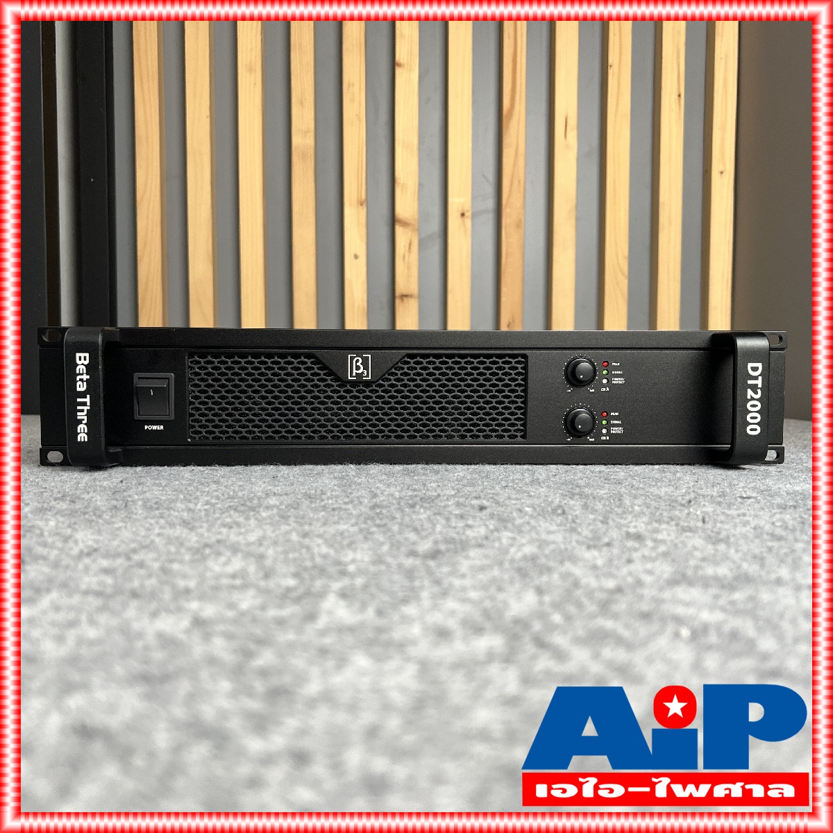 BETA THREE DT-2000 POWERAMP 2CH 1500W เพาเวอร์แอมป์ POWER เครื่องขยายเสียงลำโพง เครื่องขยาย DT 2000 DT2000